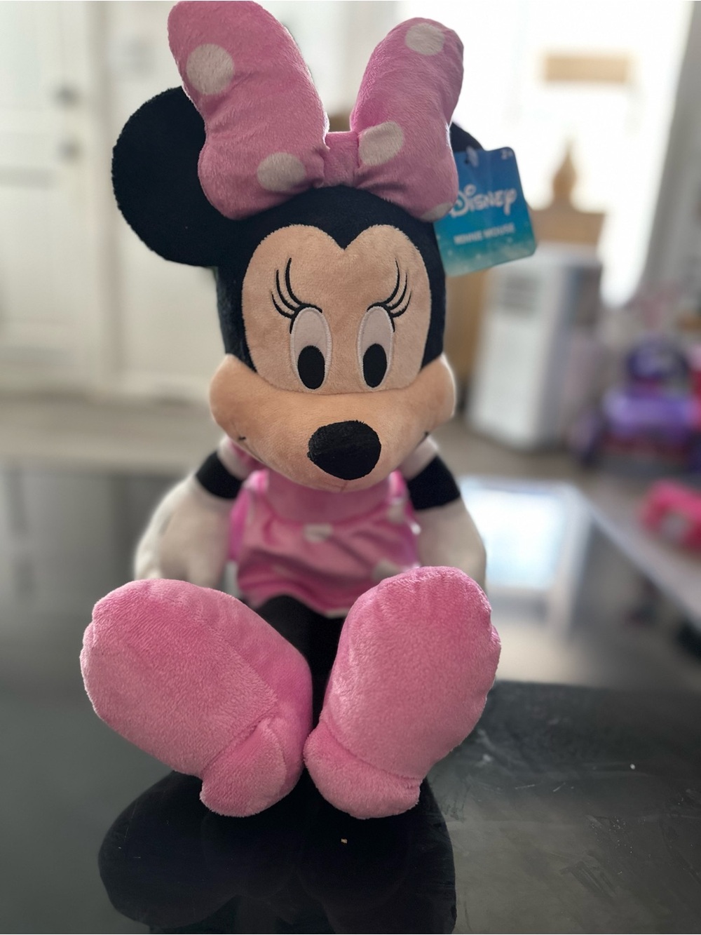 Disney Minnie Mouse Plush - Pink Polka Dot Bow & Dress